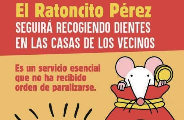 El Ratoncito Pérez seguirá prestando su servicio en Boadilla durante el tiempo de confinamiento