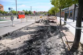 Comienza la reordenación del aparcamiento de la avenida Siglo XXI para adaptarlo a la modalidad de plazas en batería