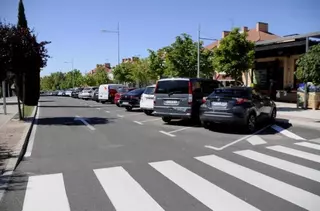 Finaliza la ejecución del aparcamiento en batería en Isabel de Farnesio

