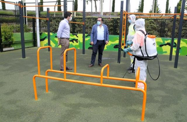 El Ayuntamiento realizará desinfecciones frecuentes en todos los parques del municipio