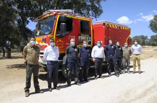 El retén de bomberos forestales de la Comunidad de Madrid ya está instalado en Boadilla