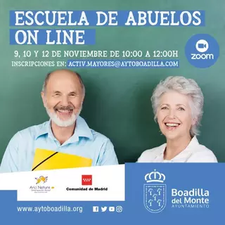 Boadilla organiza una Escuela de Abuelos online la próxima semana