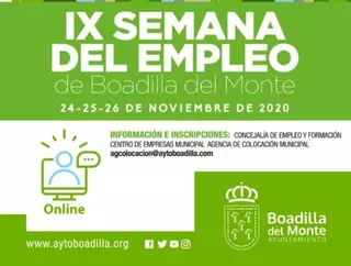 Boadilla celebra la IX Semana del Empleo con talleres y ponencias online gratuitos