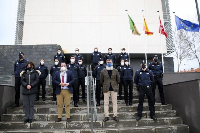 Boadilla incorpora a su plantilla dos nuevos policías locales y once en fase de formación