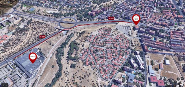 Boadilla pide la construcción de un carril bus vao en la M-511 y la M-502