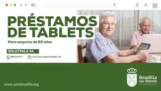 El Ayuntamiento pone en marcha un servicio de préstamo de tablets para mayores de 65 años