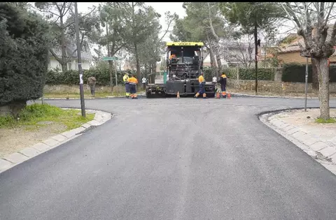 Finaliza la primera fase del Plan de Asfaltado, desarrollada en las urbanizaciones históricas de Boadilla