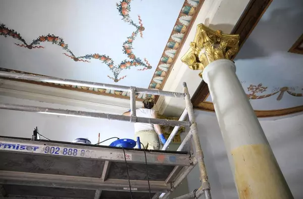 Comienza la restauración de la llamada sala de la condesa de Chinchón, en el Palacio de Boadilla