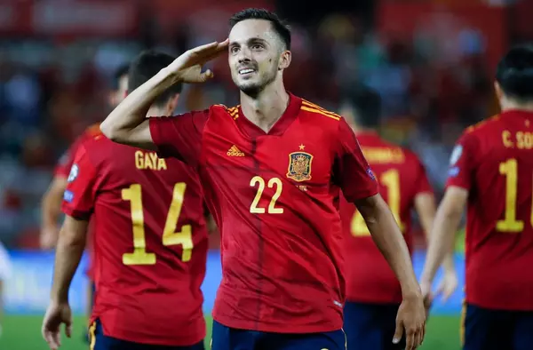 Sarabia, con el objetivo de la selección