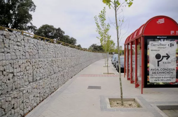 Las obras de embellecimiento y contención de los taludes del Sector B han finalizado