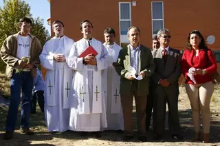 Primera Piedra del centro religioso de las Consagradas de Boadilla
