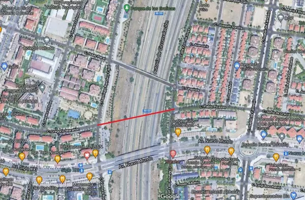 Rechazada la propuesta de Vox para construir dos nuevos puentes sobre la M-50 a su paso por Boadilla