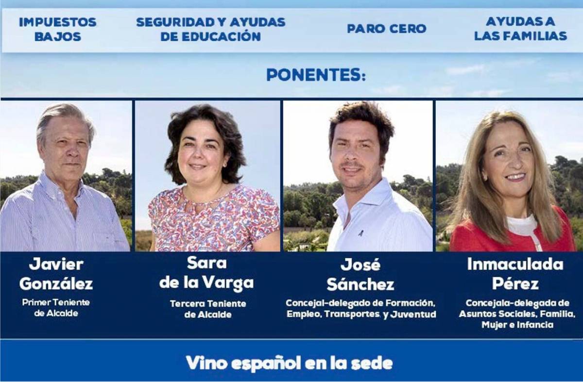 El PP organiza la Charla-coloquio: BoadillaLibre 