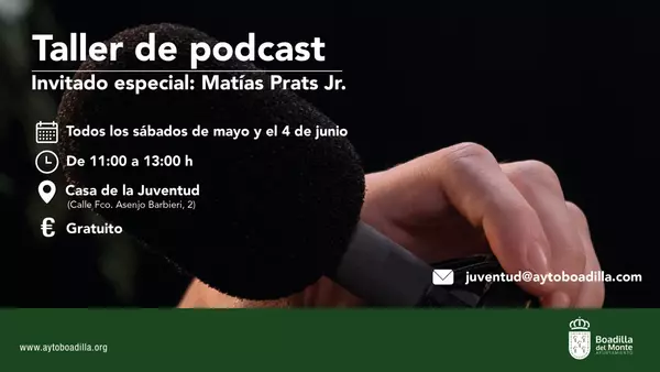 Boadilla abre el plazo de inscripción para el taller gratuito de podcast