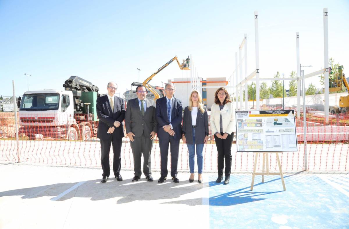 La ampliación del IES Isabel La Católica de Boadilla estará finalizada para el próximo curso