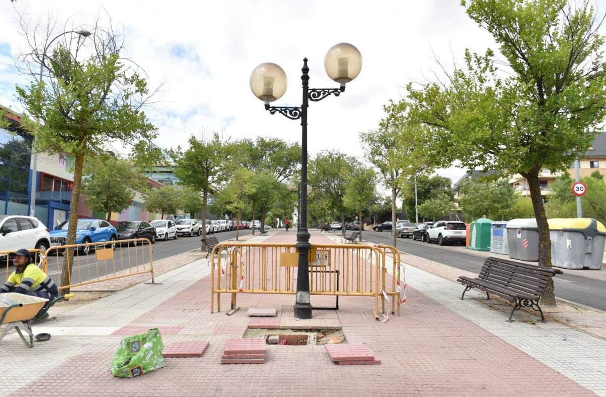 El Ayuntamiento acomete la renovación integral del alumbrado de Viñas Viejas