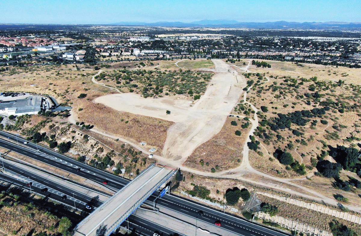 En marcha las obras de conexión de Viñas Viejas con El Encinar, por encima de la M-50
