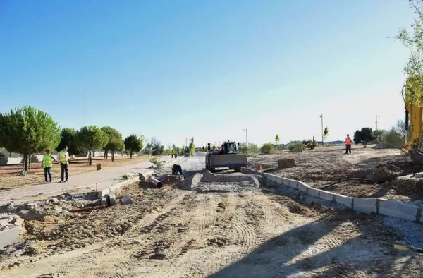 Obras de conexión entre la avenida Diego de Almagro y la calle Fray Junípero Serra 
