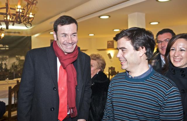Tomás Gómez celebra la tradicional  cena de Navidad con los militantes y simpatizantes socialistas de Boadilla.
