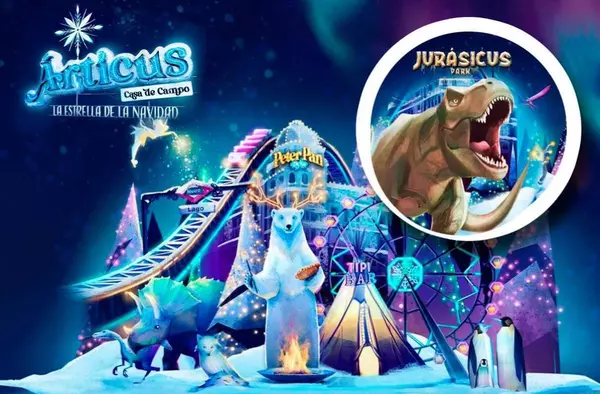InfoBoadilla.com sortea 5 entradas para Árticus + Jurásicus Park, en el Parque temático de la Navidad