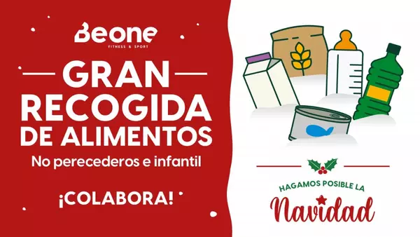 BeOne Boadilla inicia una campaña solidaria de recogida de alimentos 