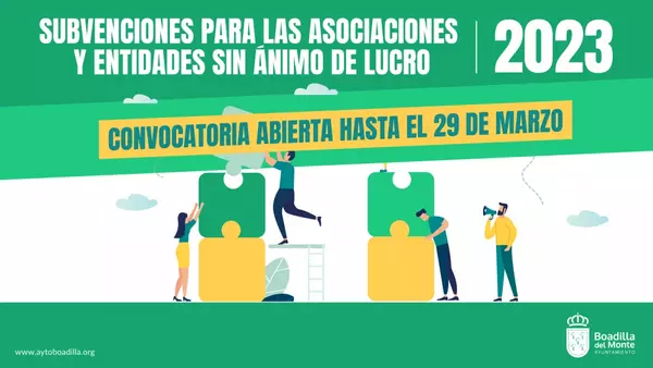 El Ayuntamiento de Boadilla abre el plazo de solicitud de ayudas a asociaciones y entidades sin ánimo de lucro