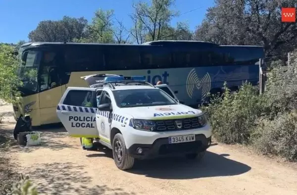 Accidente mortal con un autobús de escolares de intercambio de Villanueva de la Cañada