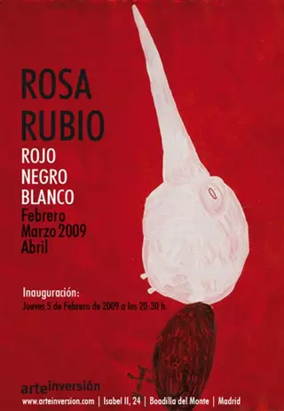 Rosa Rubio derrocha frescura con "Rojo Negro Blanco" en ArteInversión
