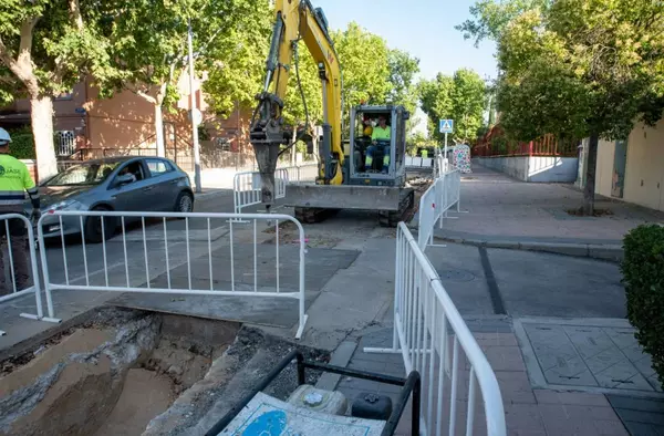Comienzan las obras de renovación de la red de abastecimiento de agua en Boadilla