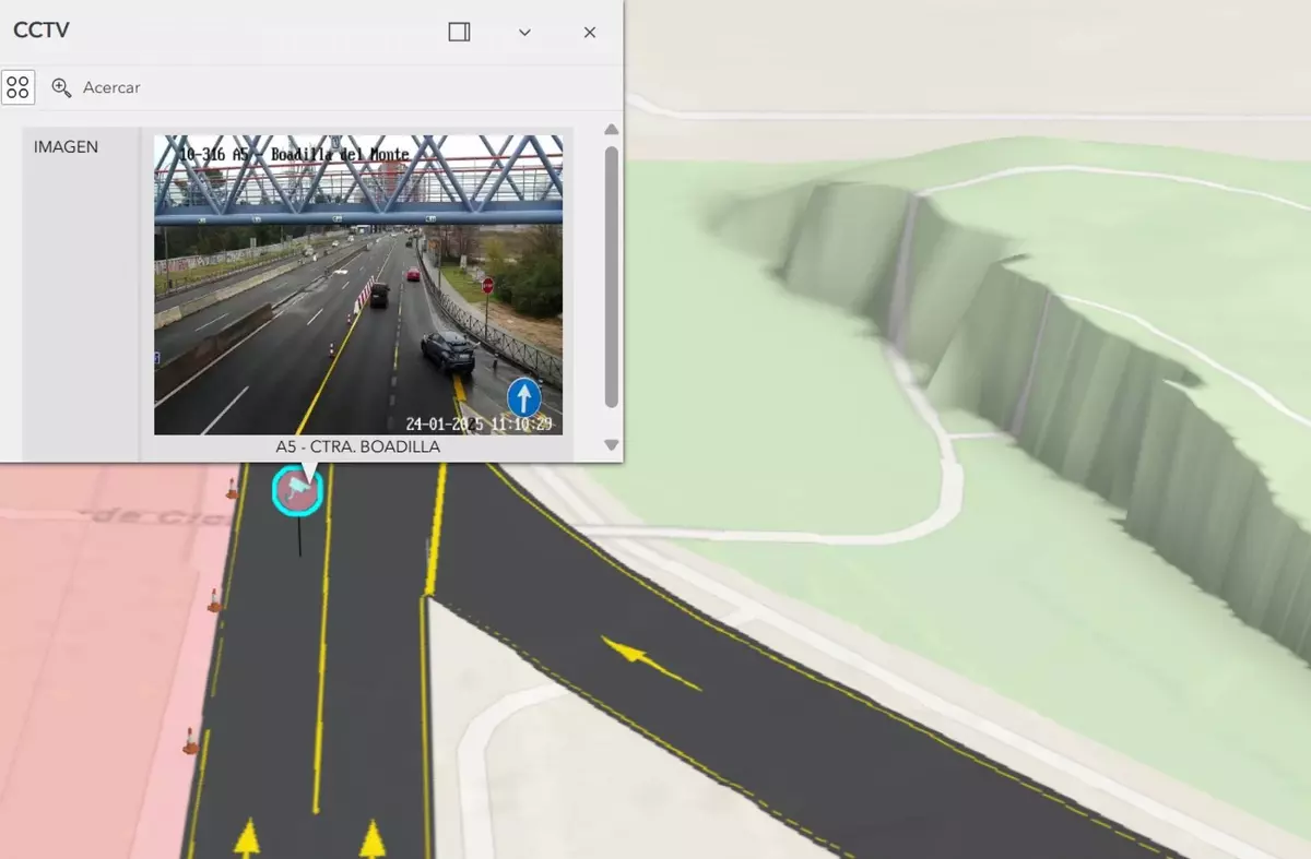 Obras de soterramiento de la A-5: activada una web con desvíos y cortes de tráfico en tiempo real