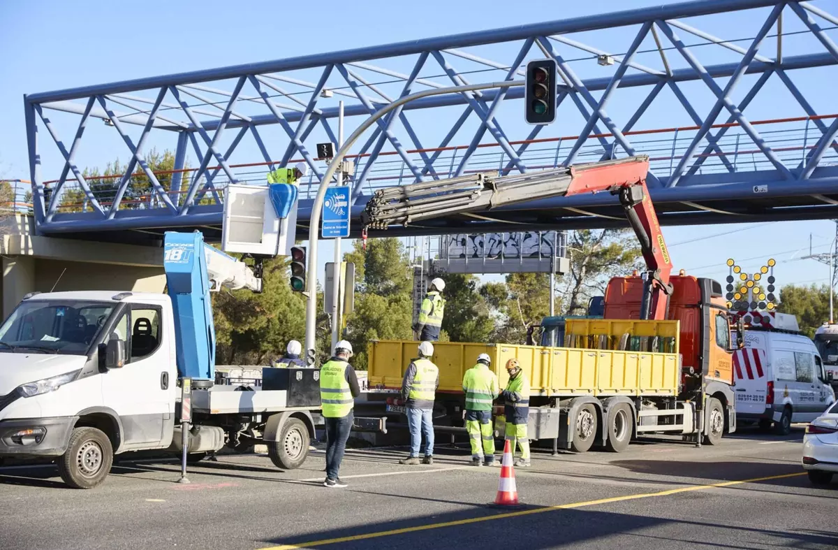 Obras A-5: Cortan el acceso desde la Ctra. Boadilla a la A-5 sentido Madrid