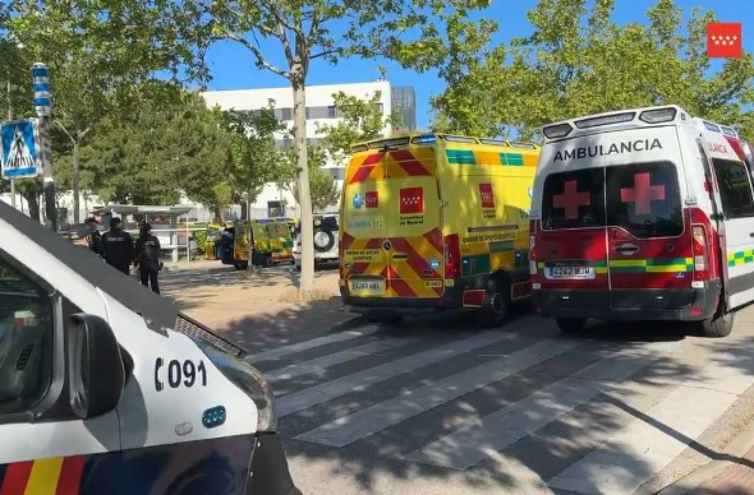 Asesinado a tiros un hombre de 52 años a las puertas de en un colegio de Pozuelo