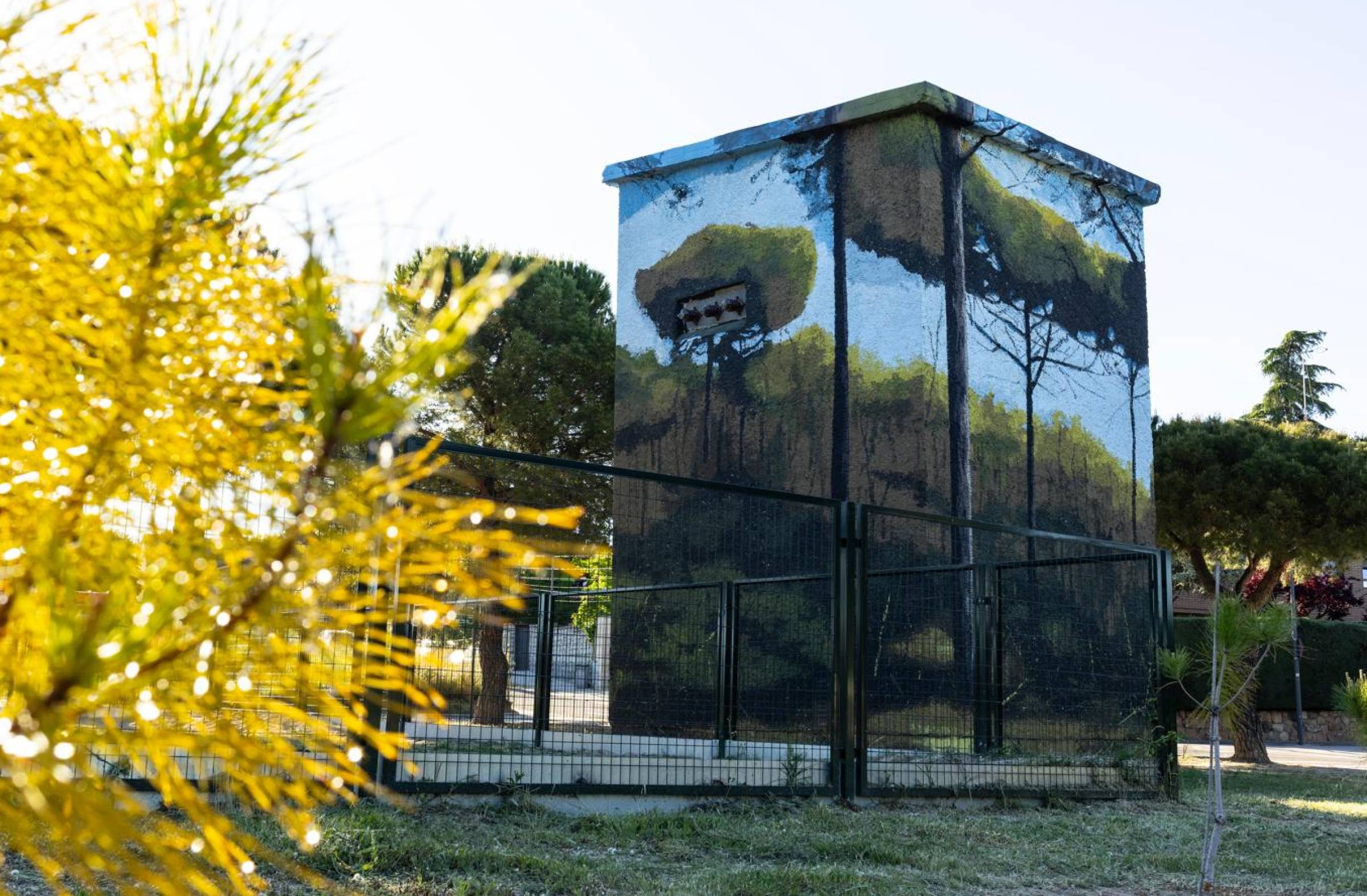 De transformador a lienzo: Boadilla avanza en su integración paisajística con nuevas pinturas murales