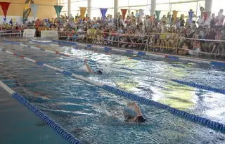 Más de 600 participantes  en el Trofeo de Natación Escolar Virgen del Rosario