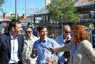 Tomás Gómez denuncia en Boadilla las promesas incumplidas del PP