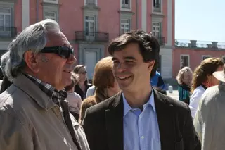 Pablo Nieto participa durante el fin de semana en varios actos organizados por vecinos de Boadilla