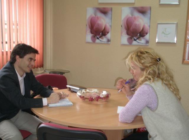 Pablo Nieto visita los colegios de Boadilla