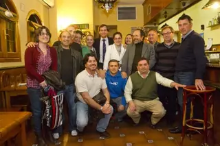 Antonio González Terol se reúne con las Peñas de Boadilla del Monte
