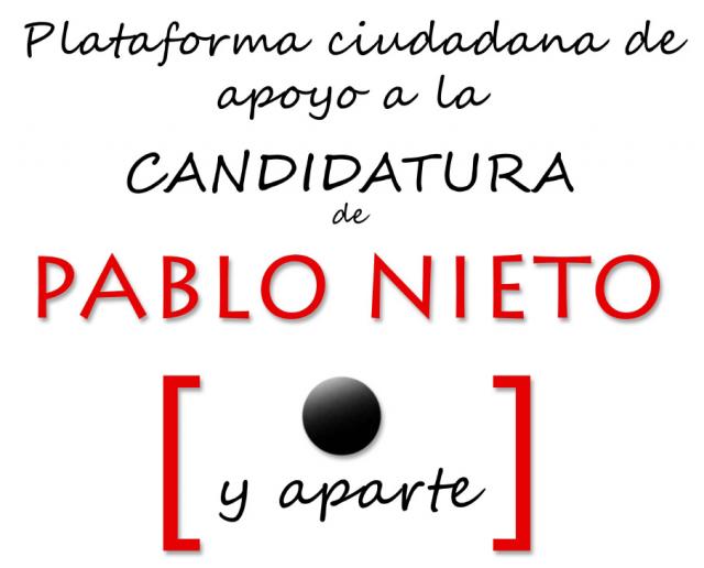 Se presenta la Plataforma de Apoyo a Pablo Nieto