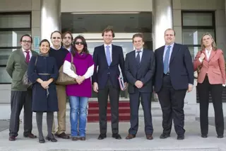 Antonio González Terol se reúne con los empresarios de Prado del Espino
