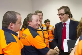 Antonio González Terol se reúne con los voluntarios de Protección Civil