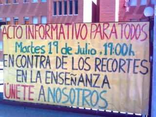 El IES Máximo Trueba convoca un acto de protesta contra los recortes en la Educación Pública