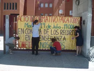 Los profesores del IES P. Máximo Trueba se sumarán a la concentración en Madrid contra los recortes en Educación pública