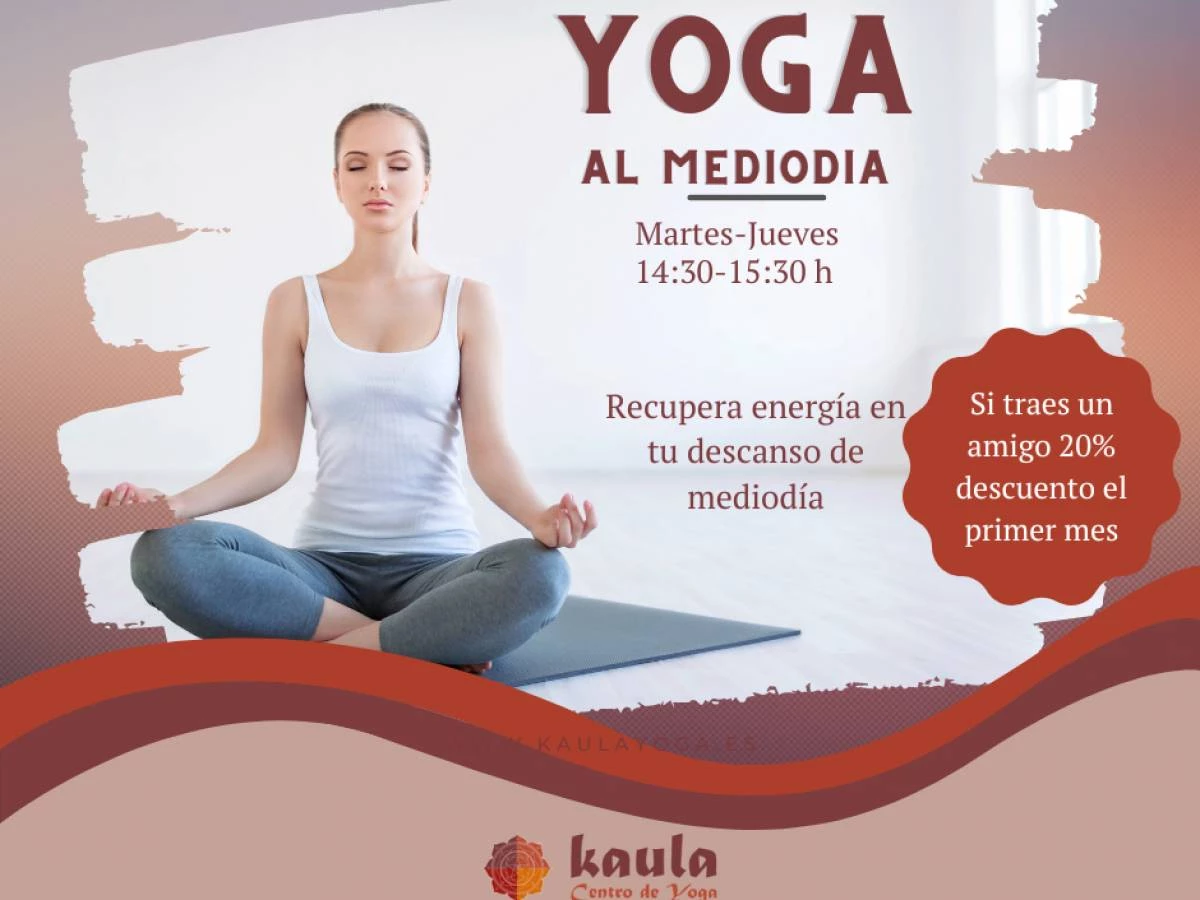 Clases de yoga a mediodia