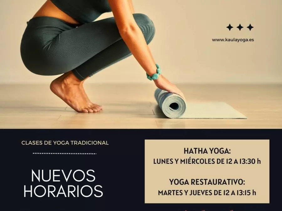 ¡¡Nuevas clases de Yoga Hatha y Yoga Restaurativo por las mañanas!!