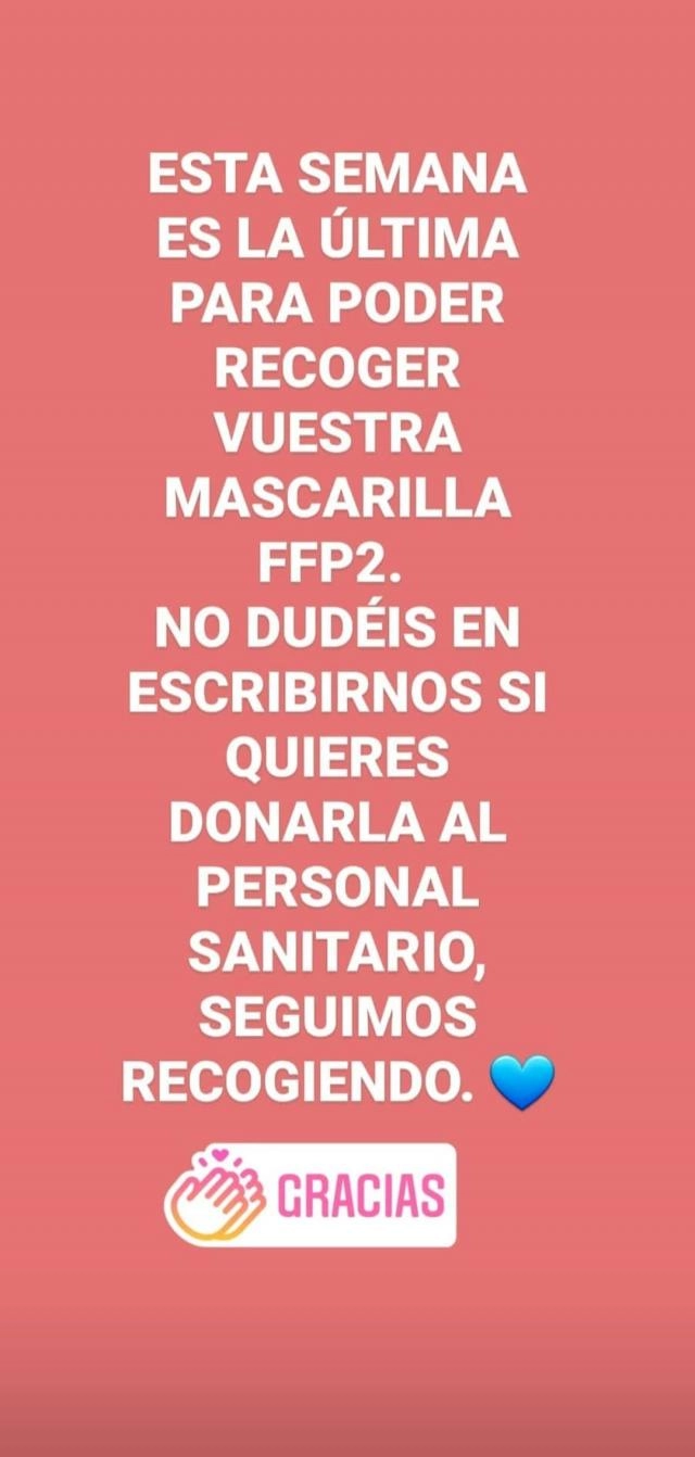 Donación mascarillas FFP2