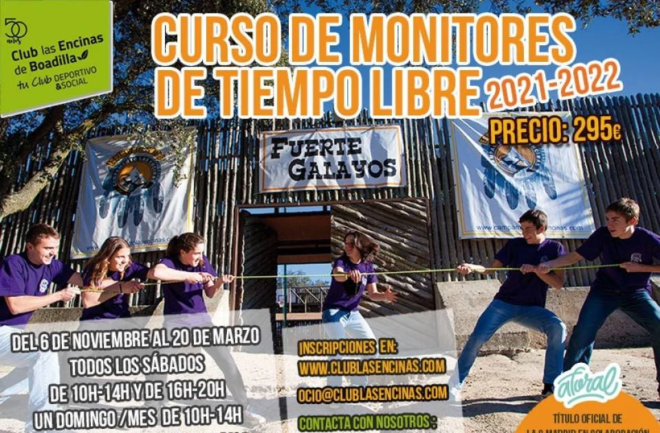 CURSO DE MONITOR DE OCIO Y TIEMPO LIBRE 2021-2022