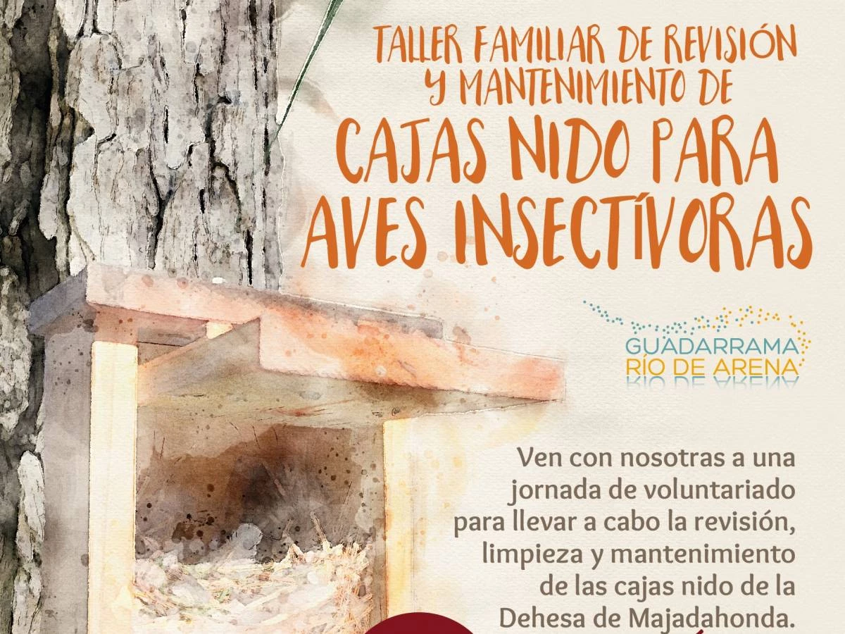 Taller Gratuito familiar: Cajas Nido en la Dehesa de Majadahonda