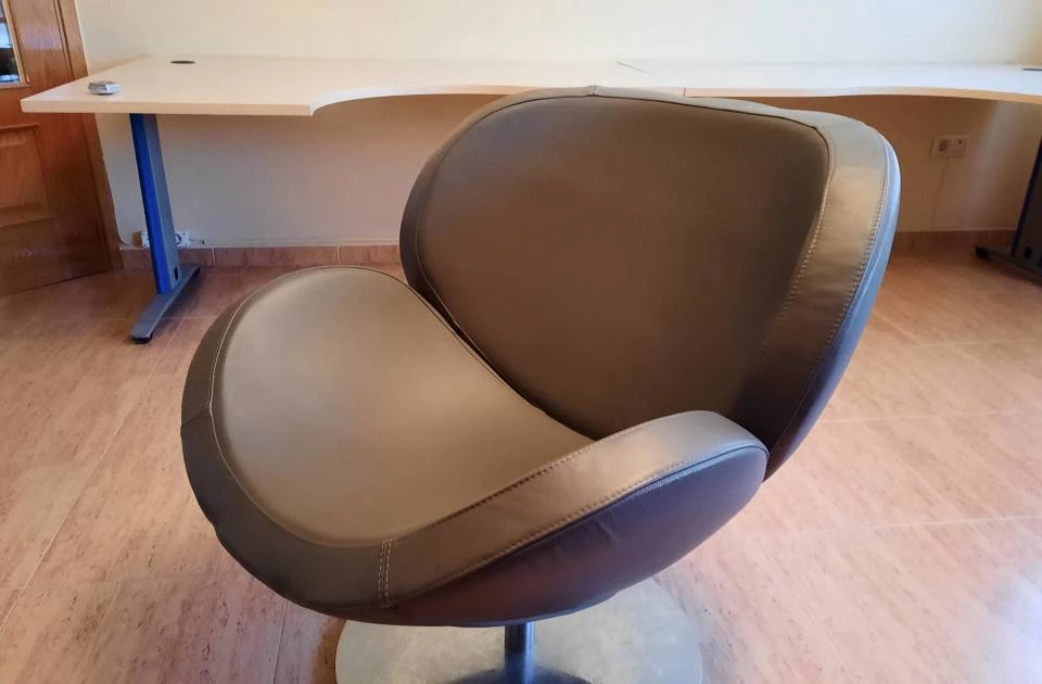 Se vende sillón piel