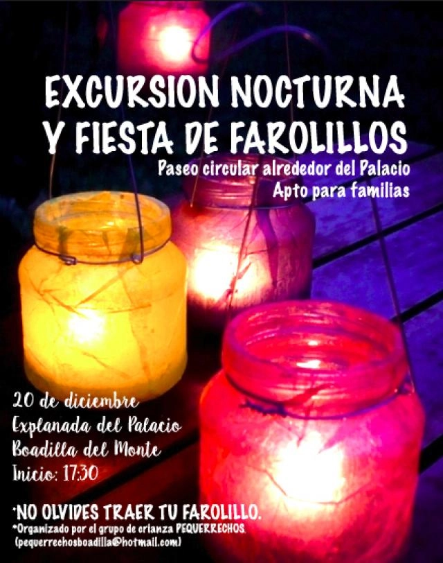 Excursión Nocturna y Fiesta de los Farolillos